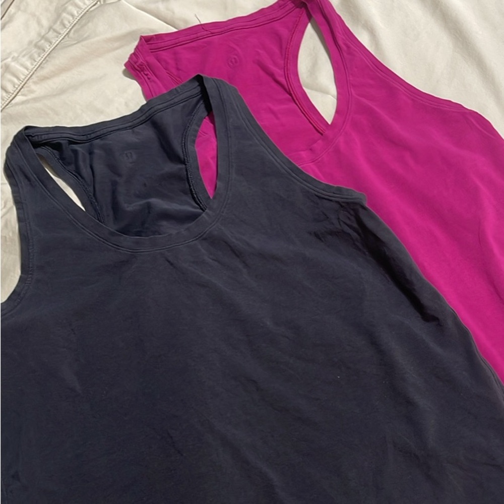 Lululemon razorback tank tops size 12